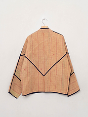 The Ladhiya Quilted Patchwork Kantha Jacket