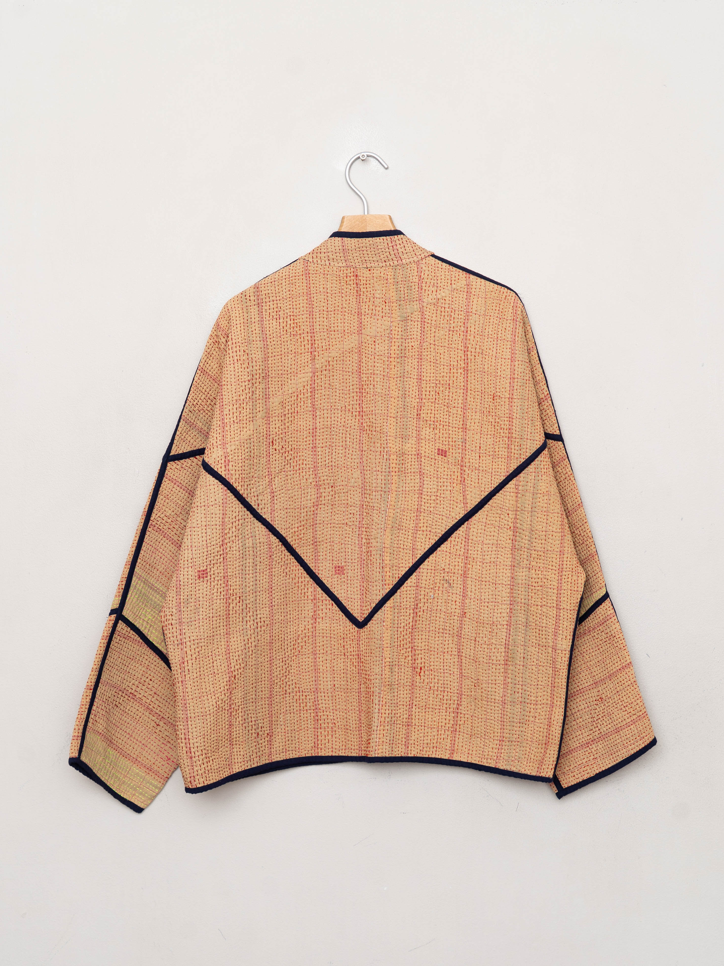 The Ladhiya Quilted Patchwork Kantha Jacket
