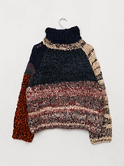 The Vishnu Knitted Silk Roll-Neck Sweater