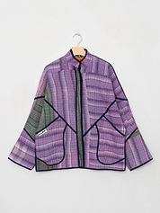The Ladhiya Quilted Patchwork Kantha Jacket