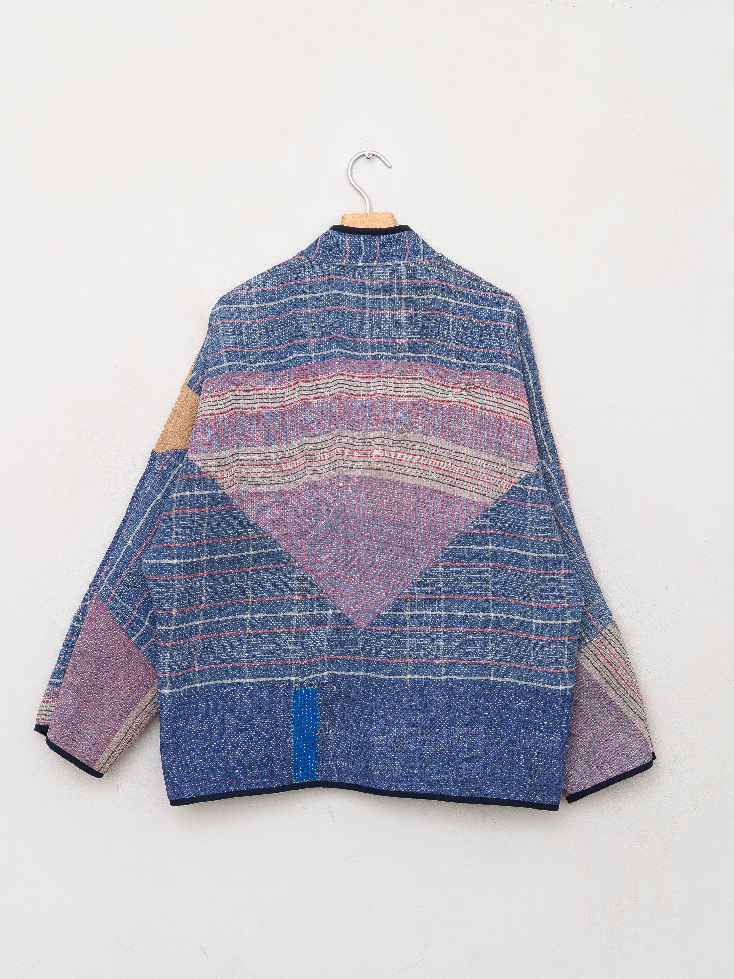 The Ladhiya Quilted Patchwork Kantha Jacket