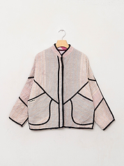 The Ladhiya Petite Suzani Cut Out Kantha Jacket