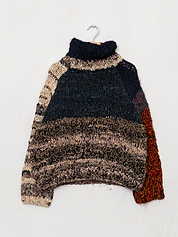 The Vishnu Knitted Silk Roll-Neck Sweater