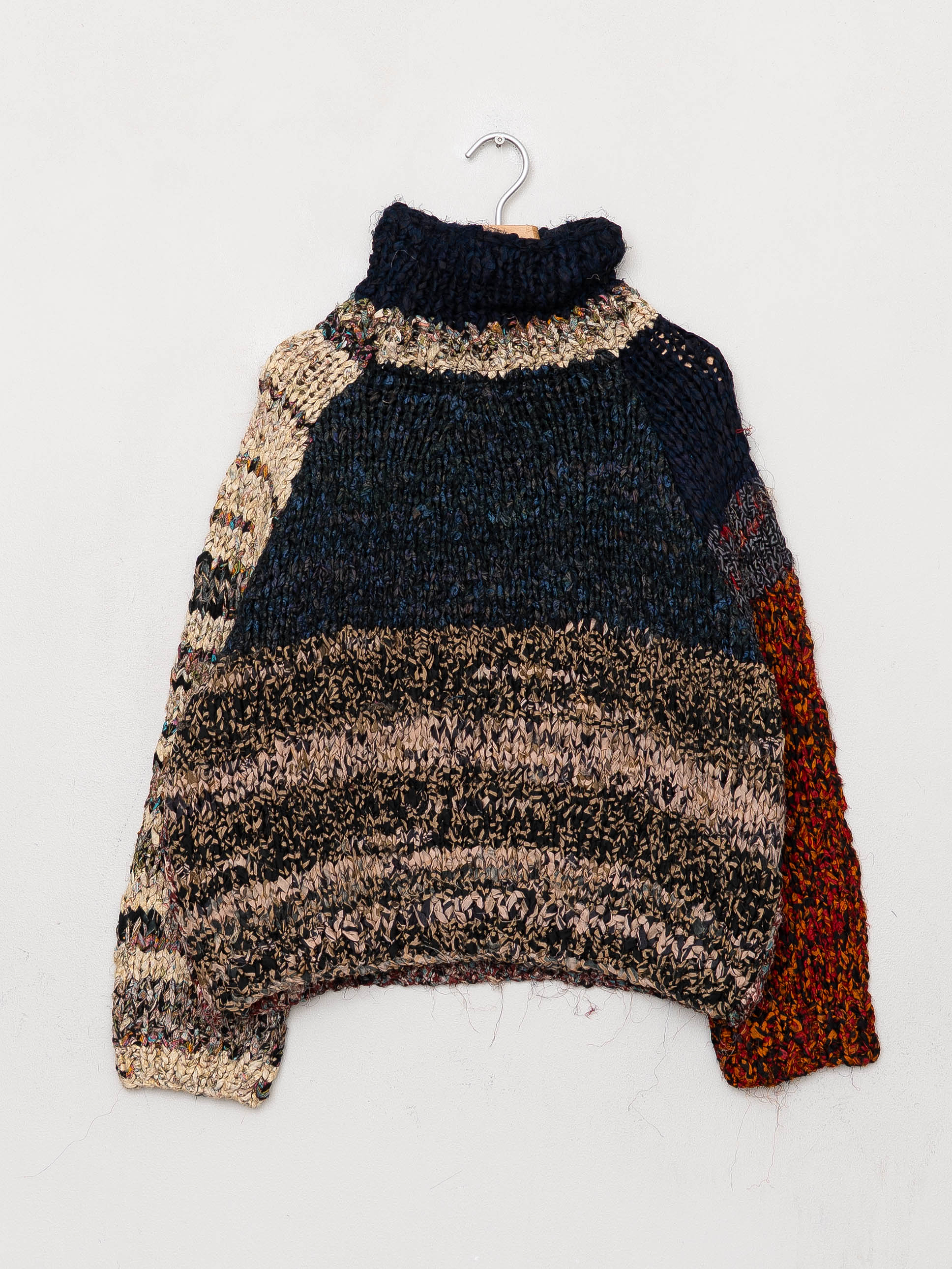 The Vishnu Knitted Silk Roll-Neck Sweater