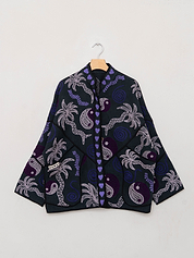 The Ladhiya Suzani Quilted Kantha Jacket