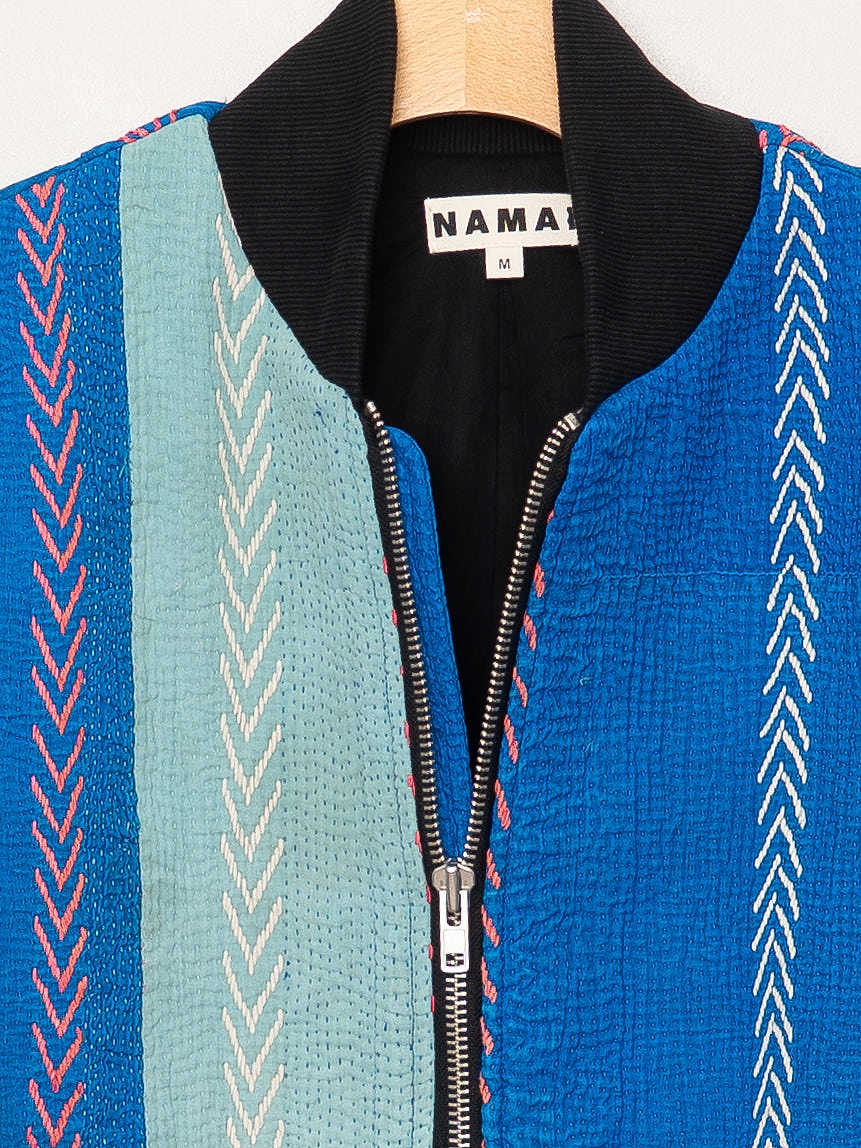 The Veda Quilted One-of-a-Kind Bomber Jacket - Medium