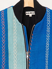 The Veda Quilted One-of-a-Kind Bomber Jacket - Medium