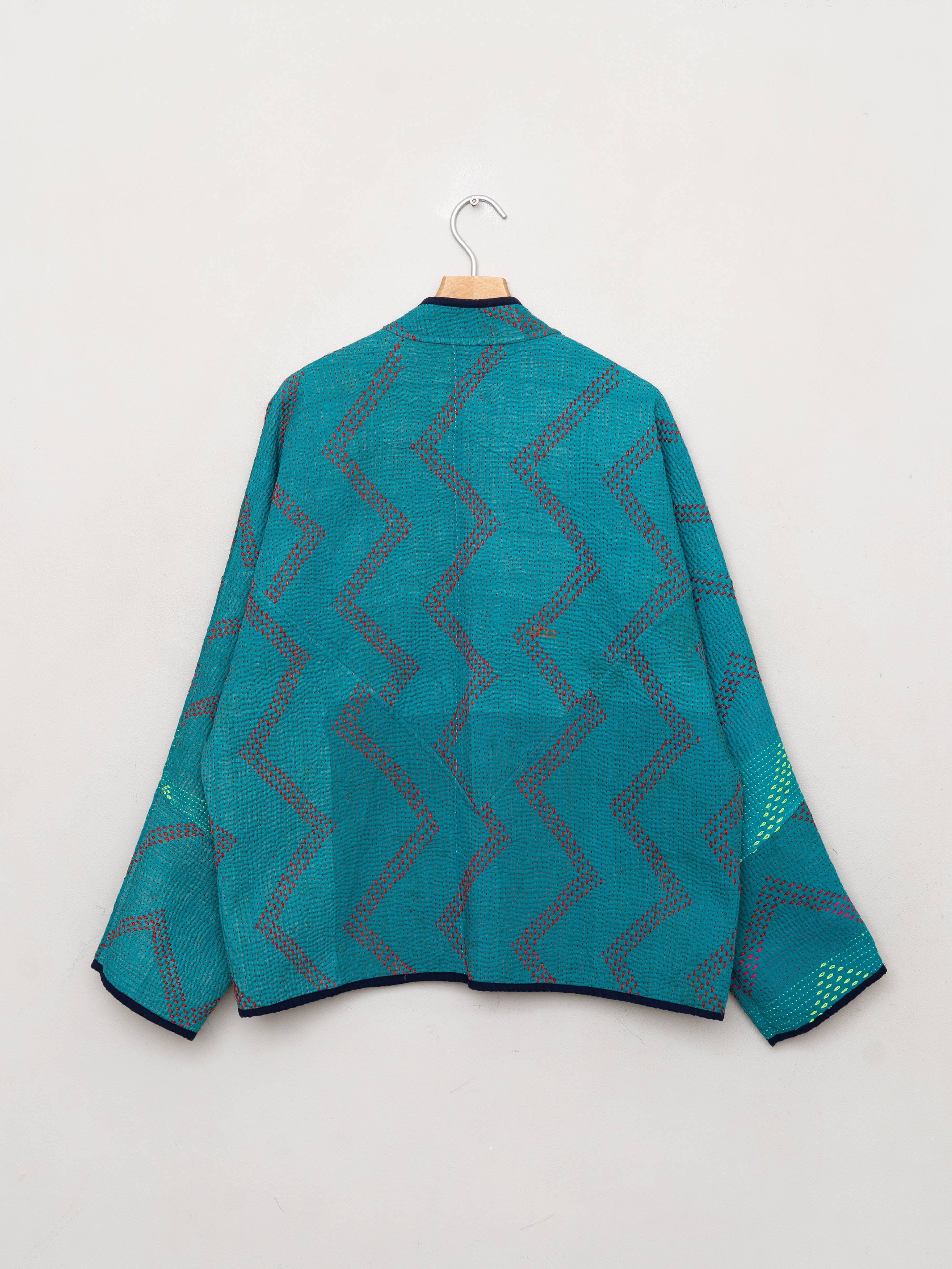 The Ladhiya Quilted Patchwork Kantha Jacket