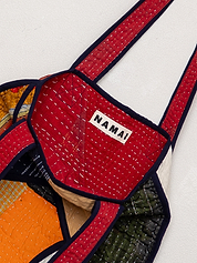 The Tarun Quilted Kantha Bag