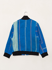 The Veda Quilted One-of-a-Kind Bomber Jacket - Medium