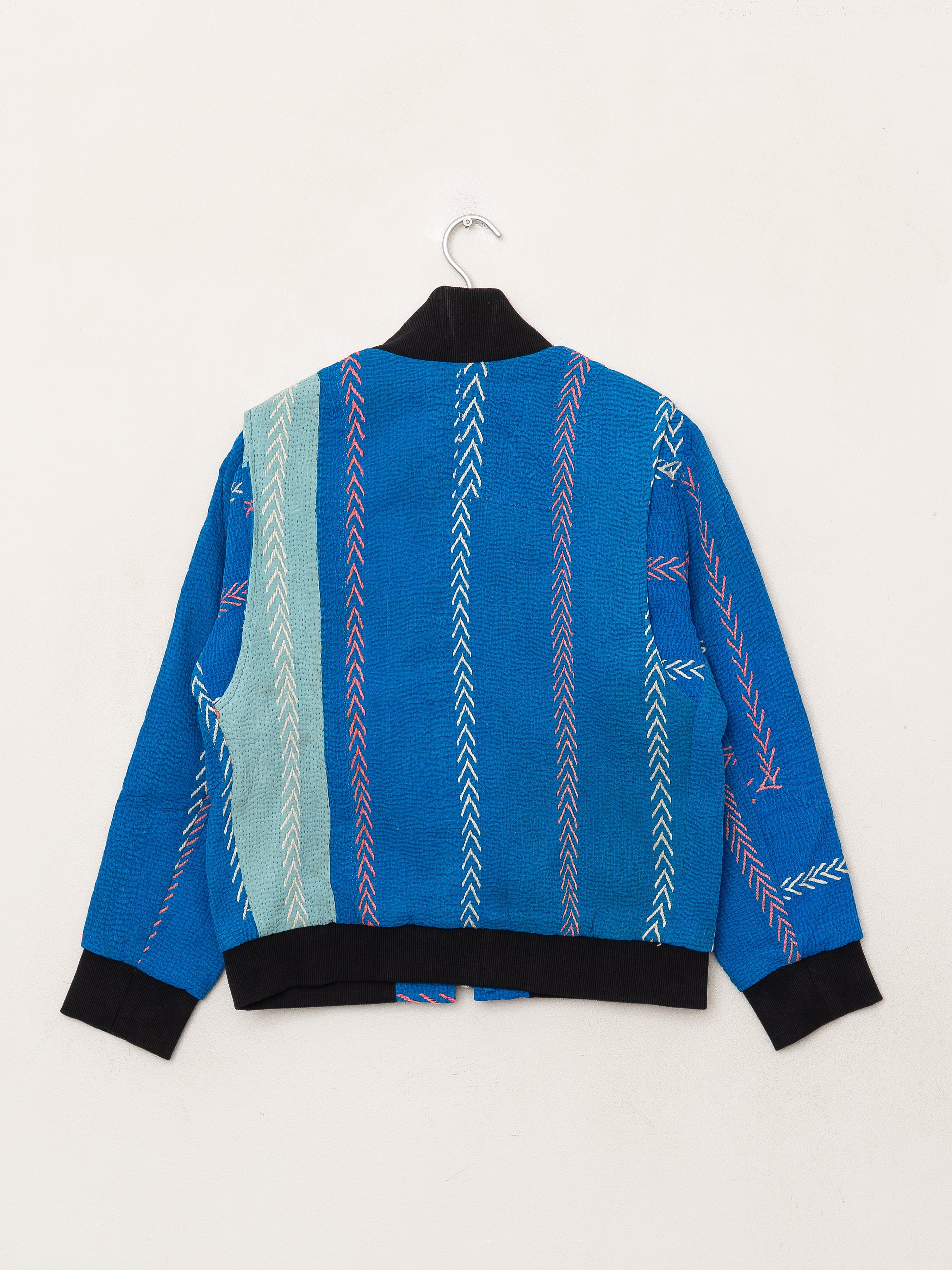 The Veda Quilted One-of-a-Kind Bomber Jacket - Medium