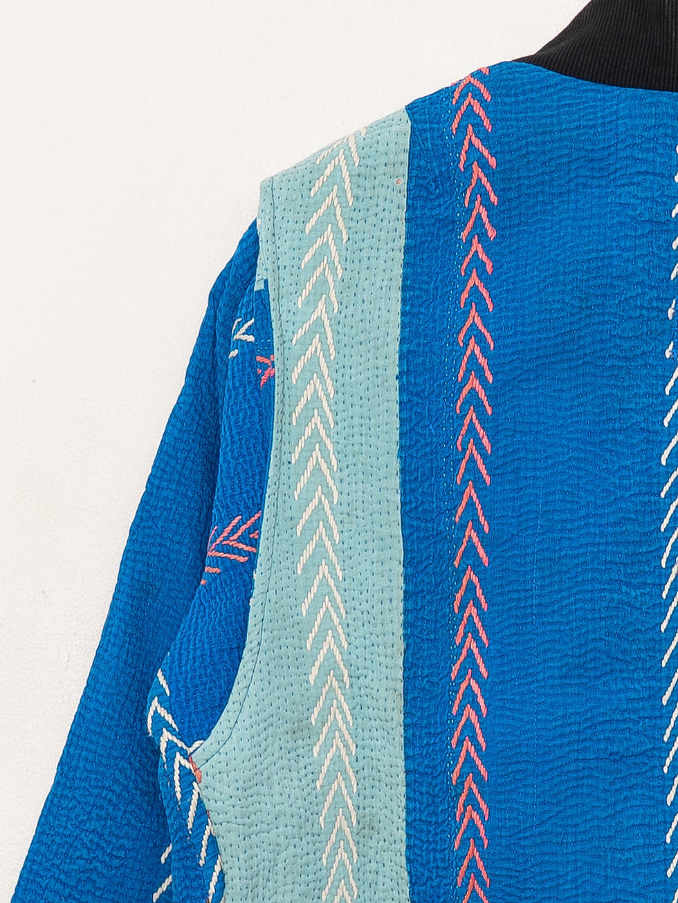 The Veda Quilted One-of-a-Kind Bomber Jacket - Medium