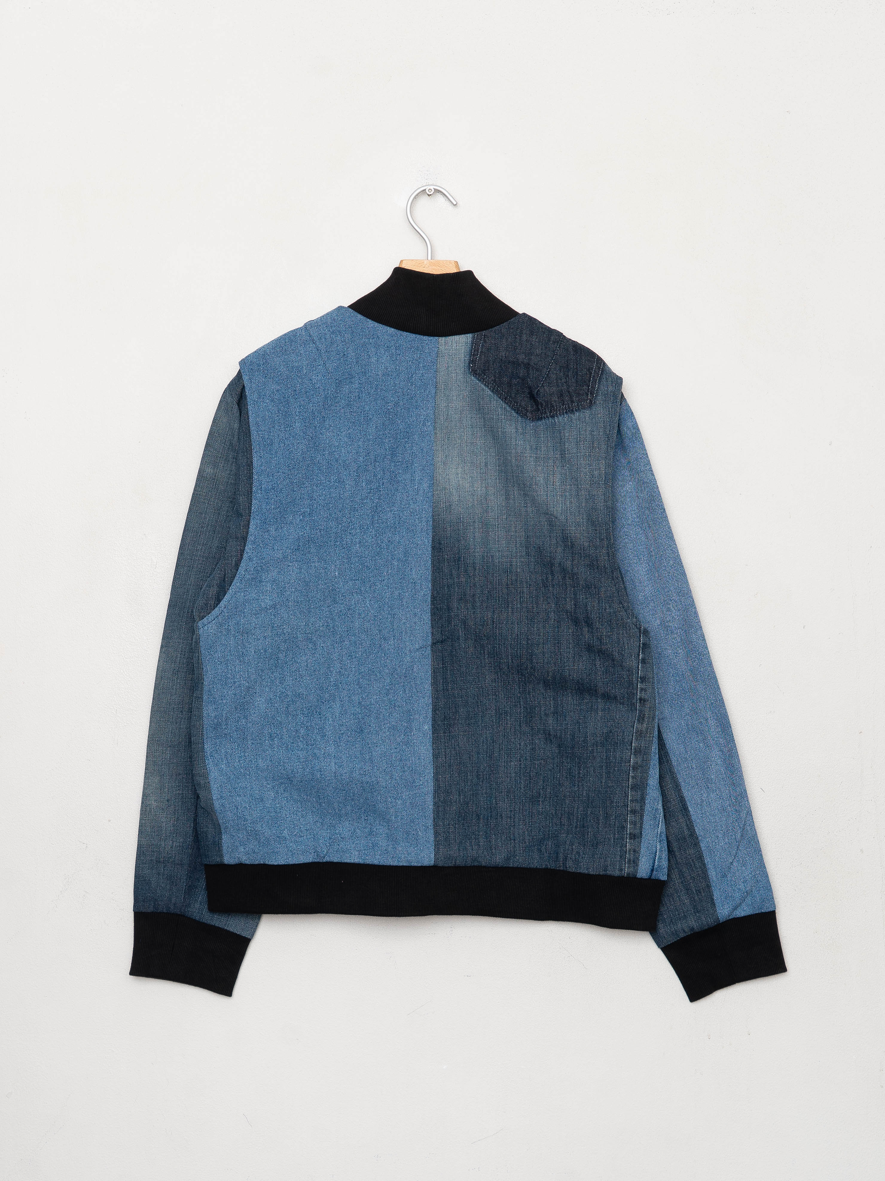 The Veda Denim Bomber Jacket - Large