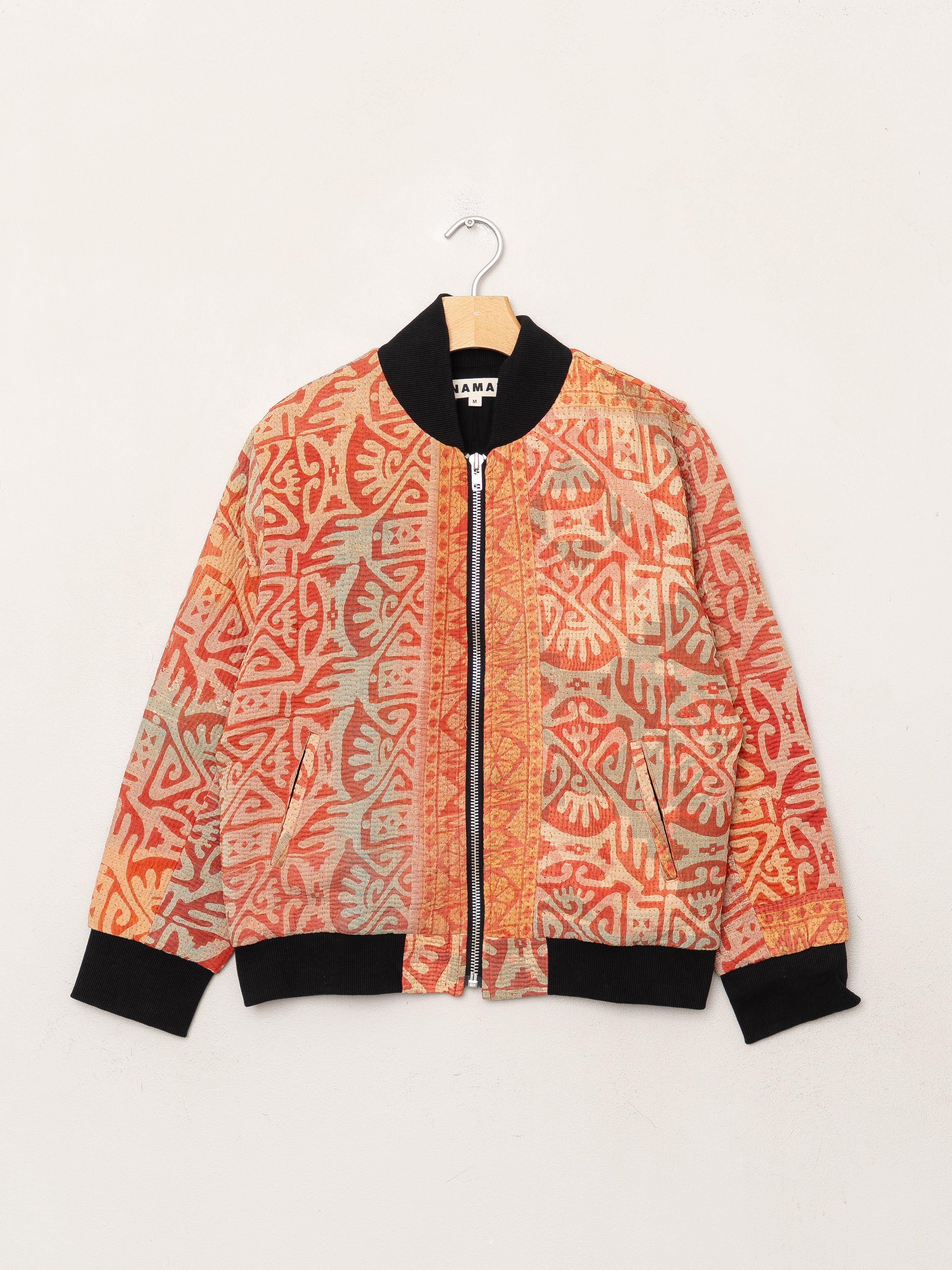 The Veda Quilted One-of-a-Kind Bomber Jacket - Medium