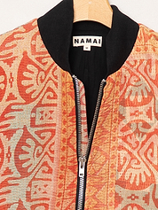 The Veda Quilted One-of-a-Kind Bomber Jacket - Medium