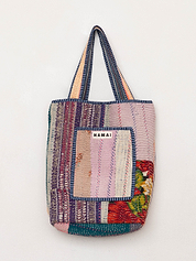The Xoti II Zero-Waste Quilted Kantha Bag