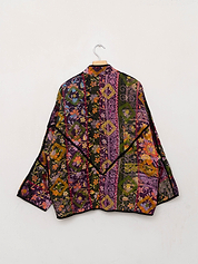 The Ladhiya Suzani Quilted Kantha Jacket