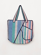 The Raksa Quilted Kantha Bag