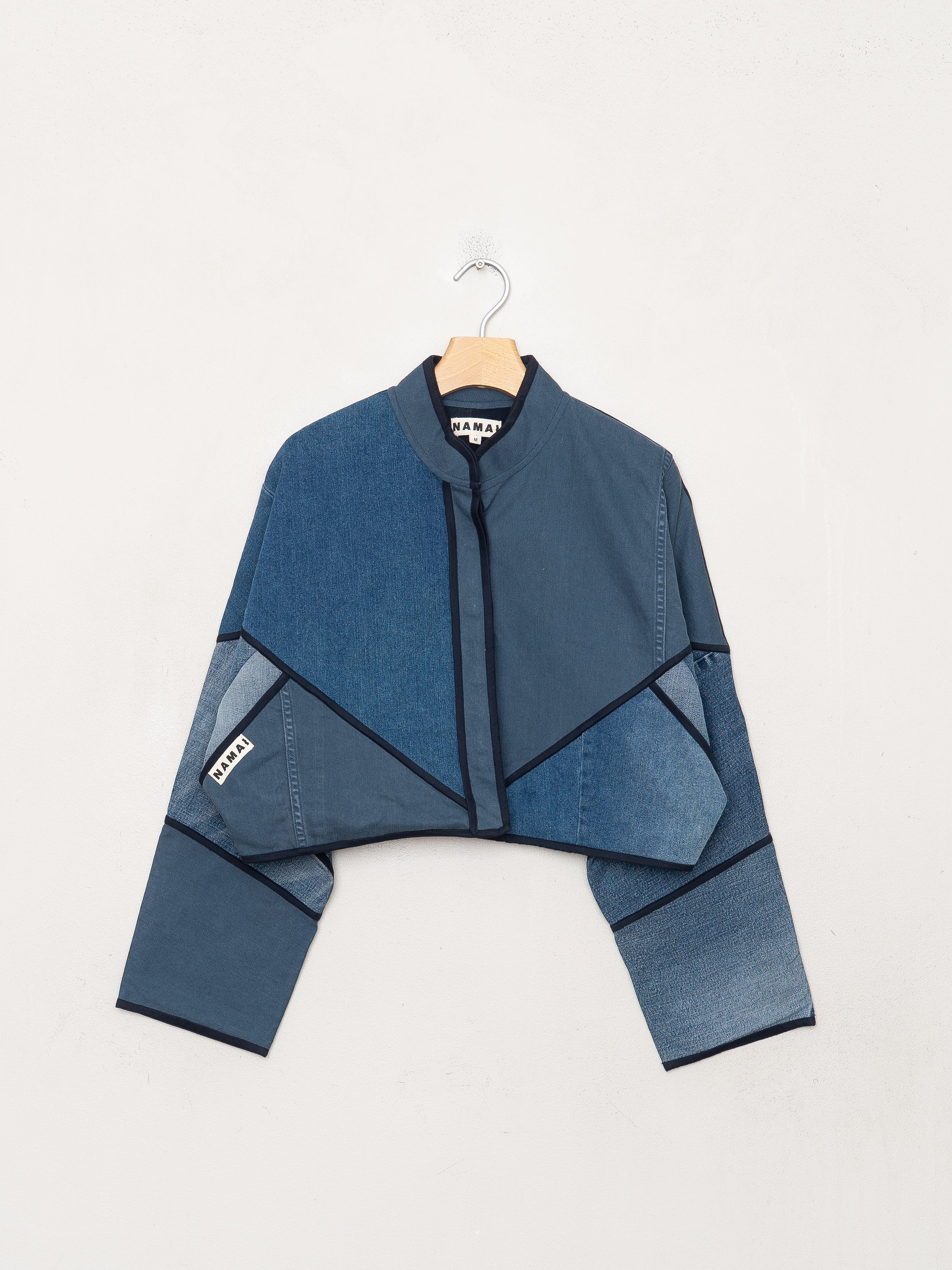 The Kaira Cropped Denim Jacket - Medium