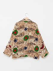 The Ladhiya Quilted Suzani Kantha Jacket