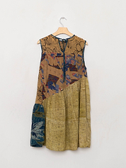 The Anan Short Dress  - Extra Small / Small - Upcycled Silk