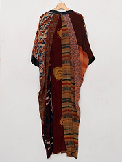 The Simmy Long Dress  - One Size - Upcycled Silk