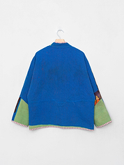 The Ladhiya Quilted Patchwork Kantha Jacket