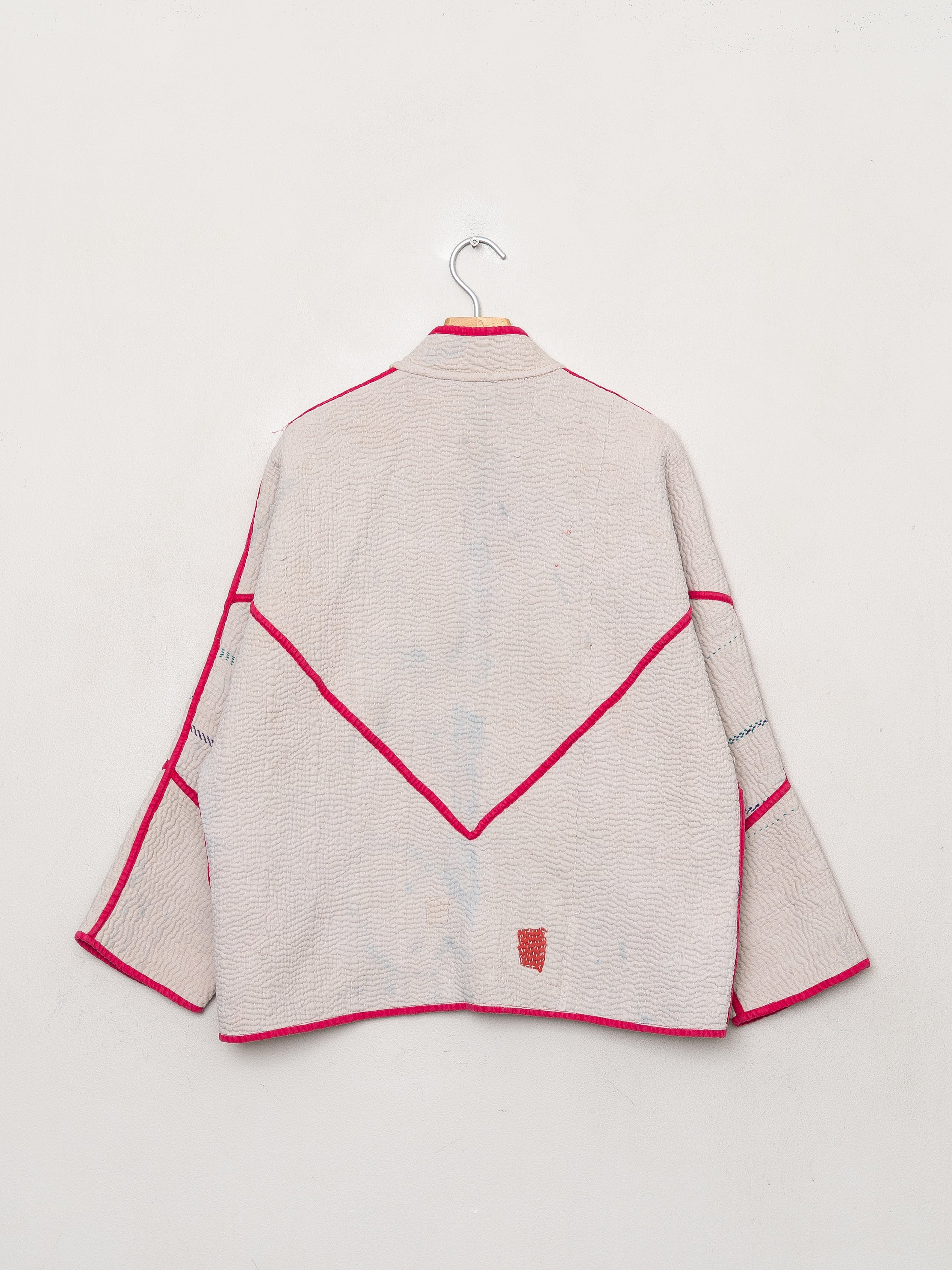 The Ladhiya Quilted Patchwork Kantha Jacket