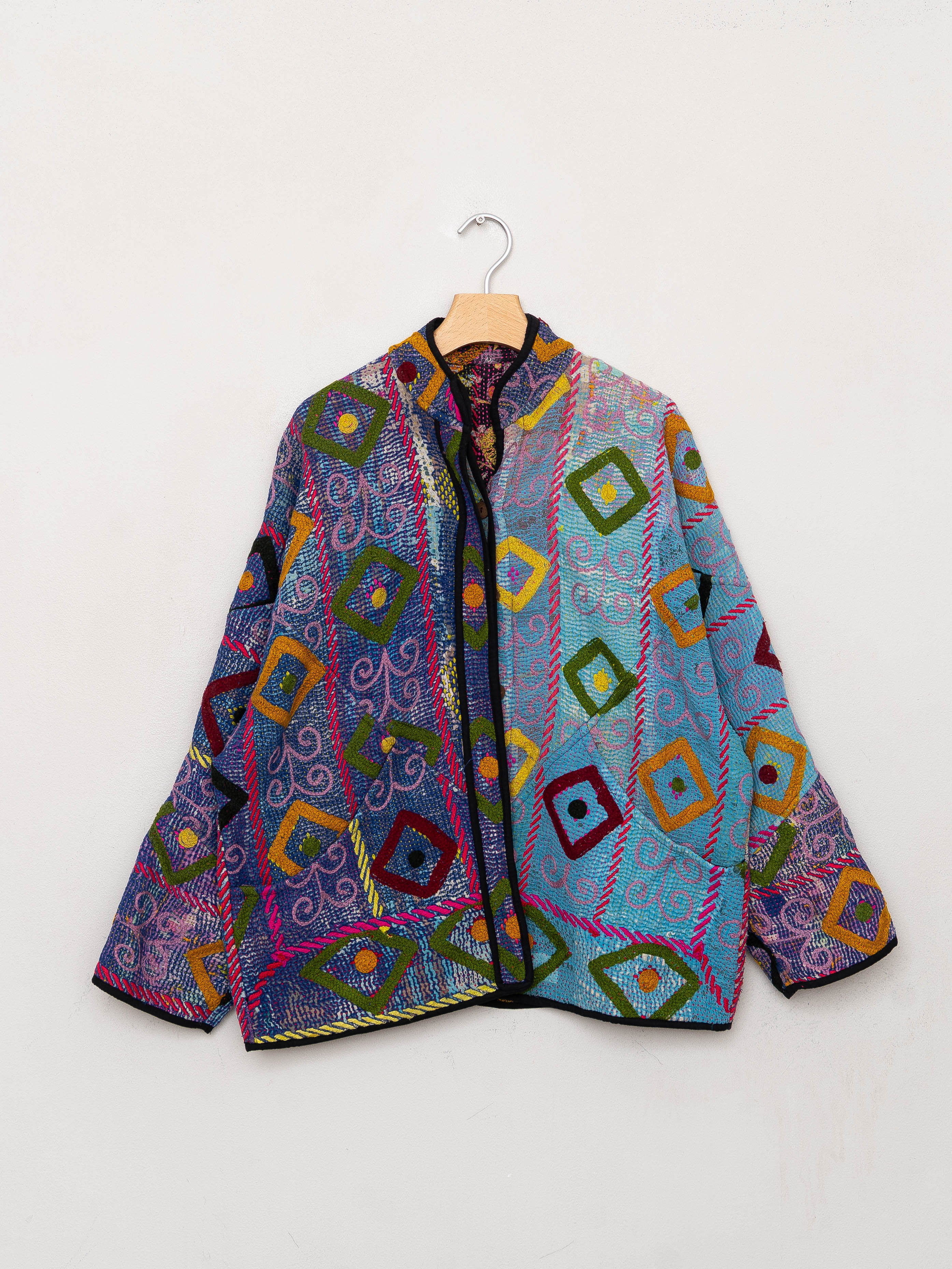 The Ladhiya Suzani Quilted Kantha Jacket