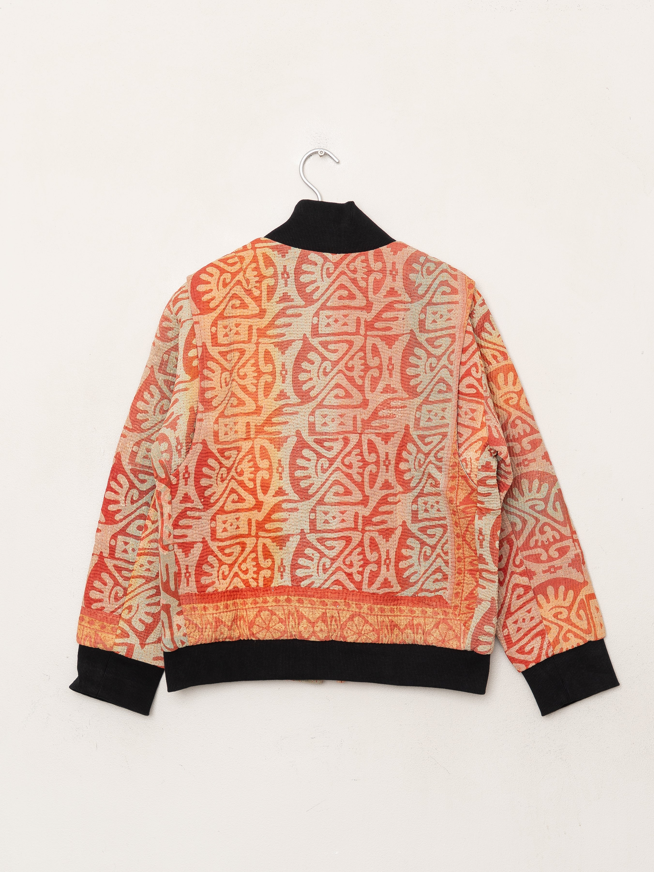 The Veda Quilted One-of-a-Kind Bomber Jacket - Medium