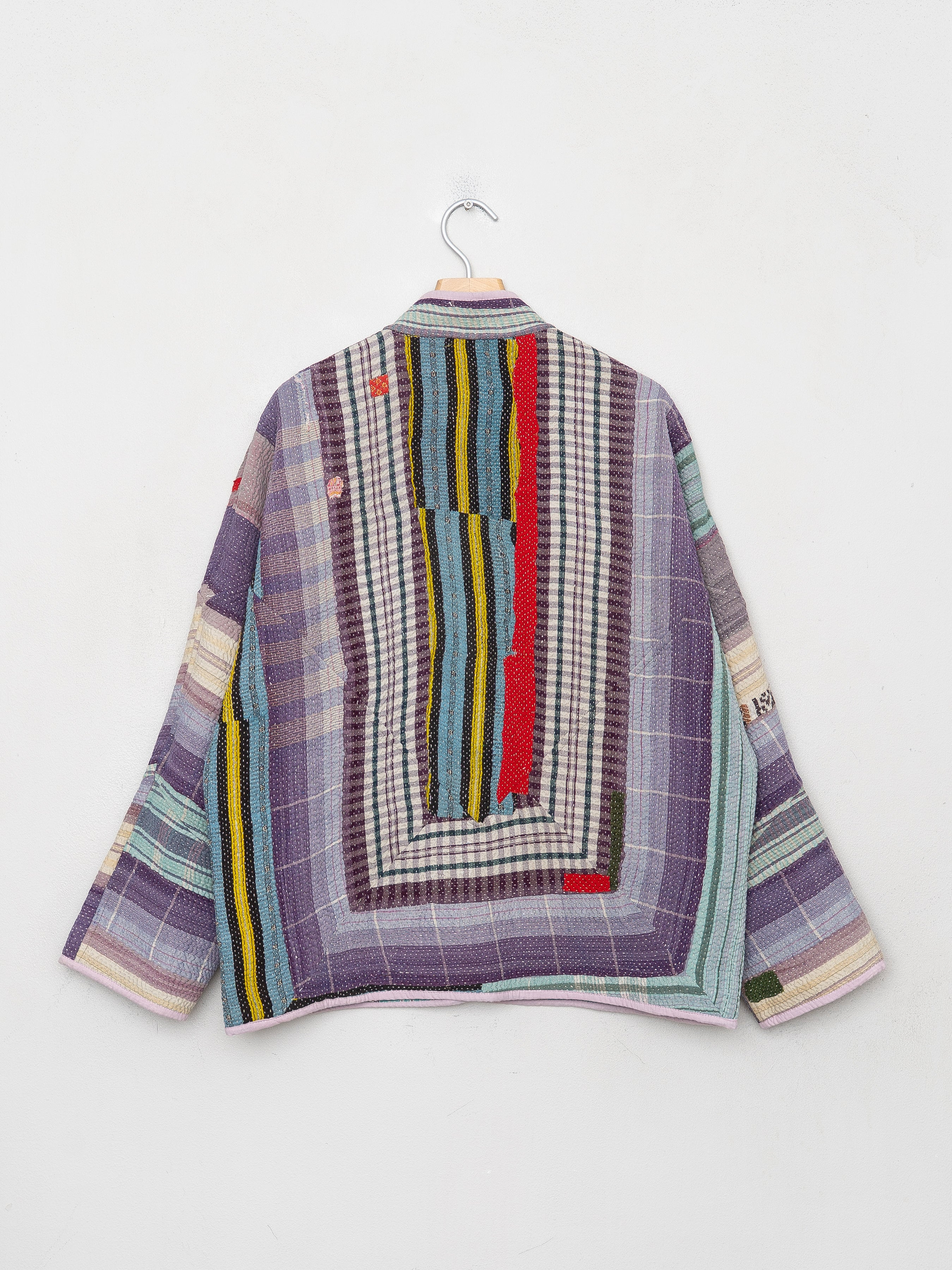 The Ladhiya Quilted Patchwork Kantha Jacket