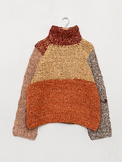 The Vishnu Knitted Silk Roll-Neck Sweater