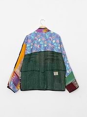 The Ladhiya Quilted Patchwork Kantha Jacket