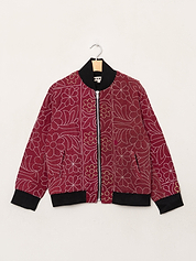 The Veda Quilted One-of-a-Kind Bomber Jacket - Medium