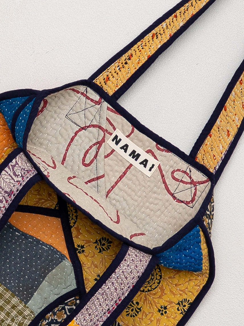 The Tarun Quilted Kantha Bag