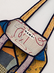 The Tarun Quilted Kantha Bag