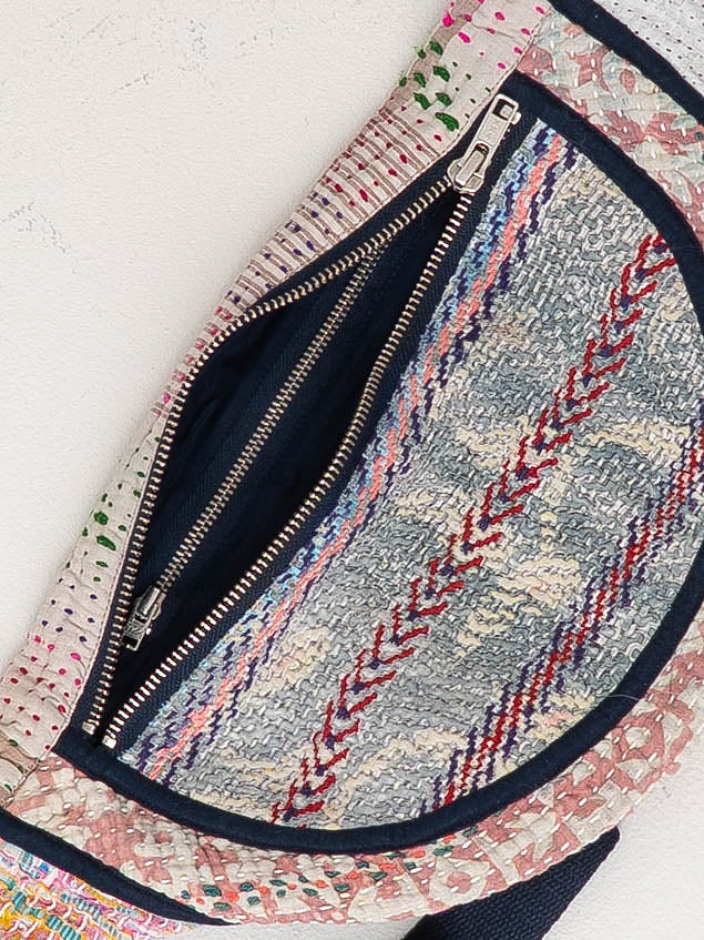 The Faiza Quilted Kantha Belt Bag