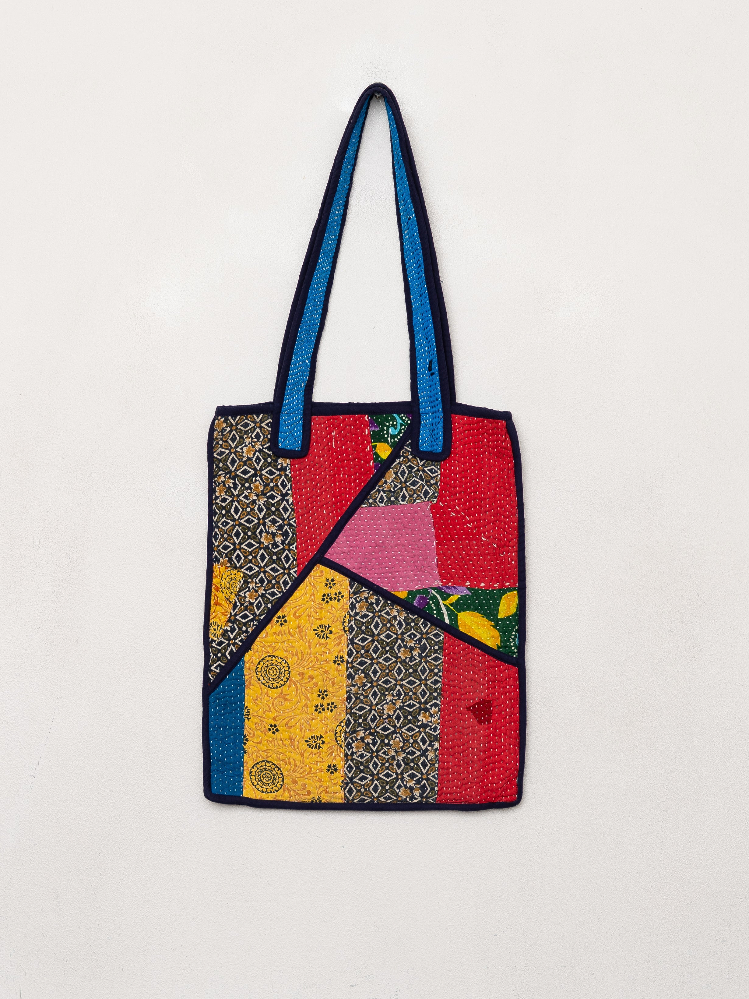 The Tarun Quilted Kantha Bag