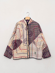 The Ladhiya Suzani Quilted Kantha Jacket
