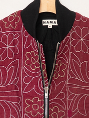 The Veda Quilted One-of-a-Kind Bomber Jacket - Medium