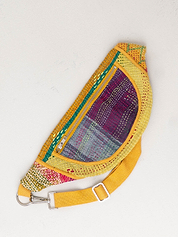 The Faiza Quilted Kantha Belt Bag