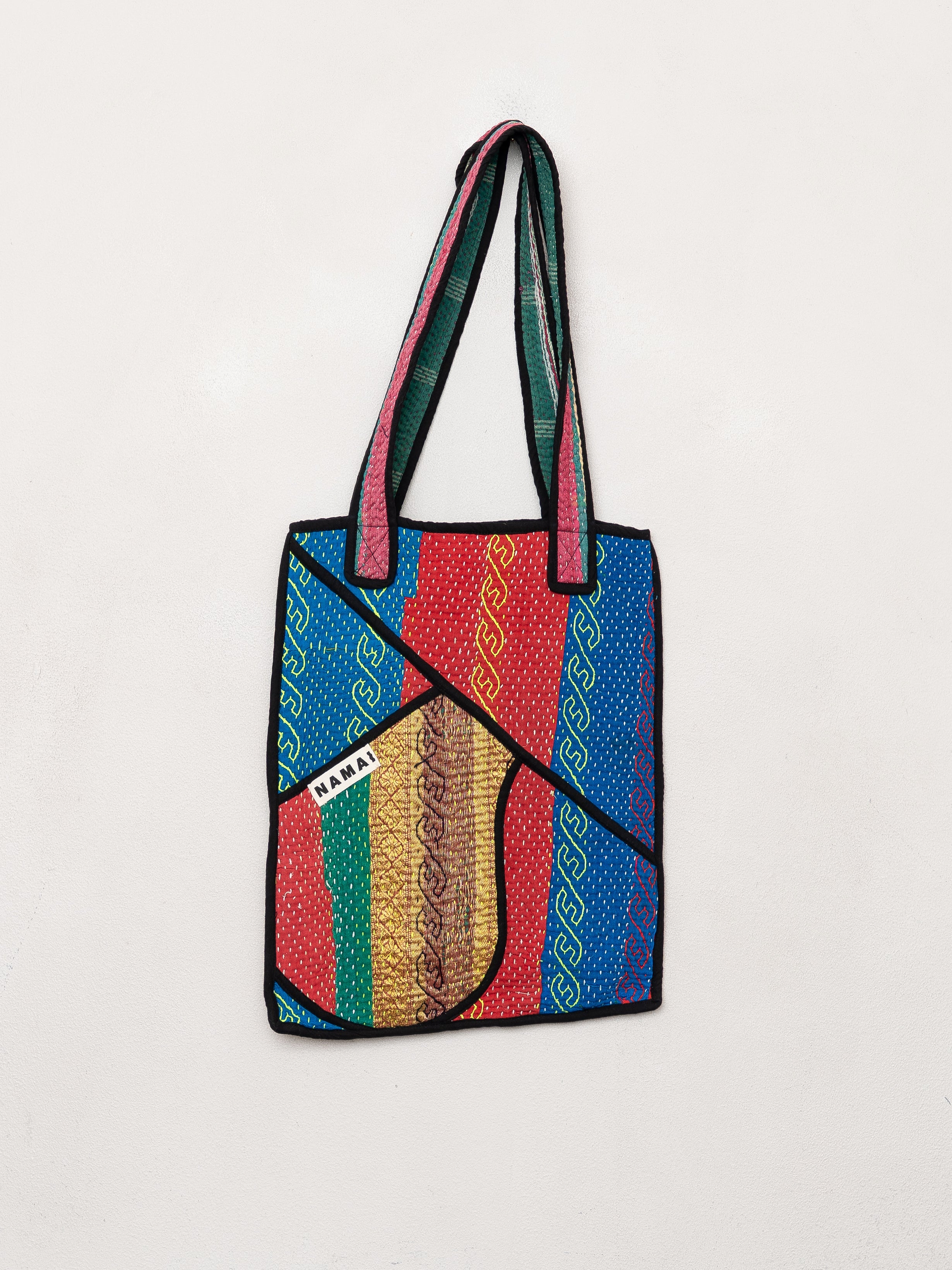 The Tarun Quilted Kantha Bag