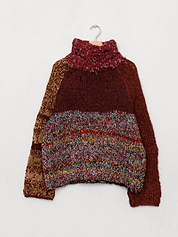 The Vishnu Knitted Silk Roll-Neck Sweater