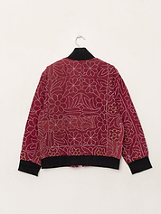 The Veda Quilted One-of-a-Kind Bomber Jacket - Medium