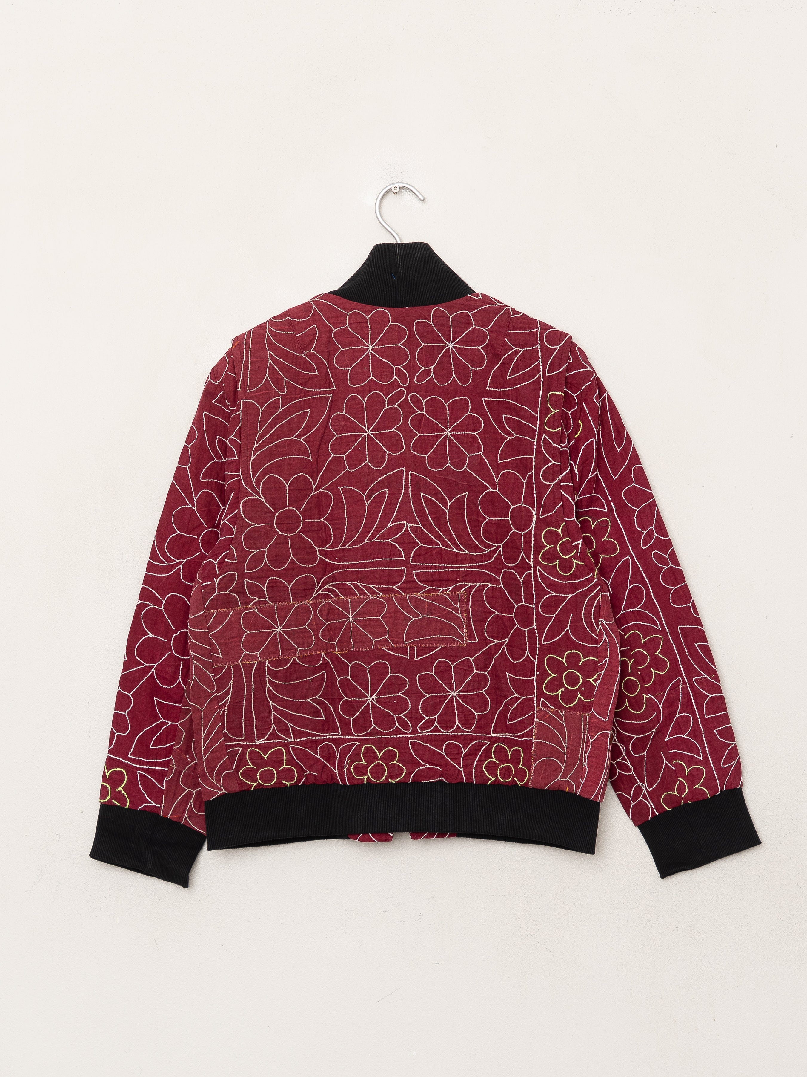 The Veda Quilted One-of-a-Kind Bomber Jacket - Medium