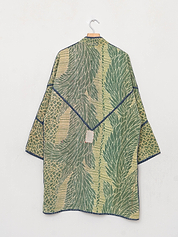 The Sai Quilted Patchwork Kantha Coat