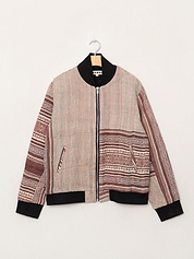 The Veda Quilted One-of-a-Kind Bomber Jacket - Large