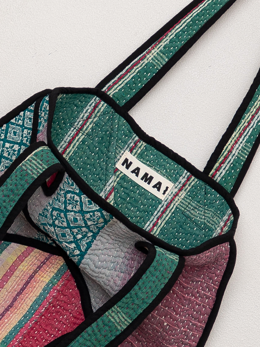 The Tarun Quilted Kantha Bag