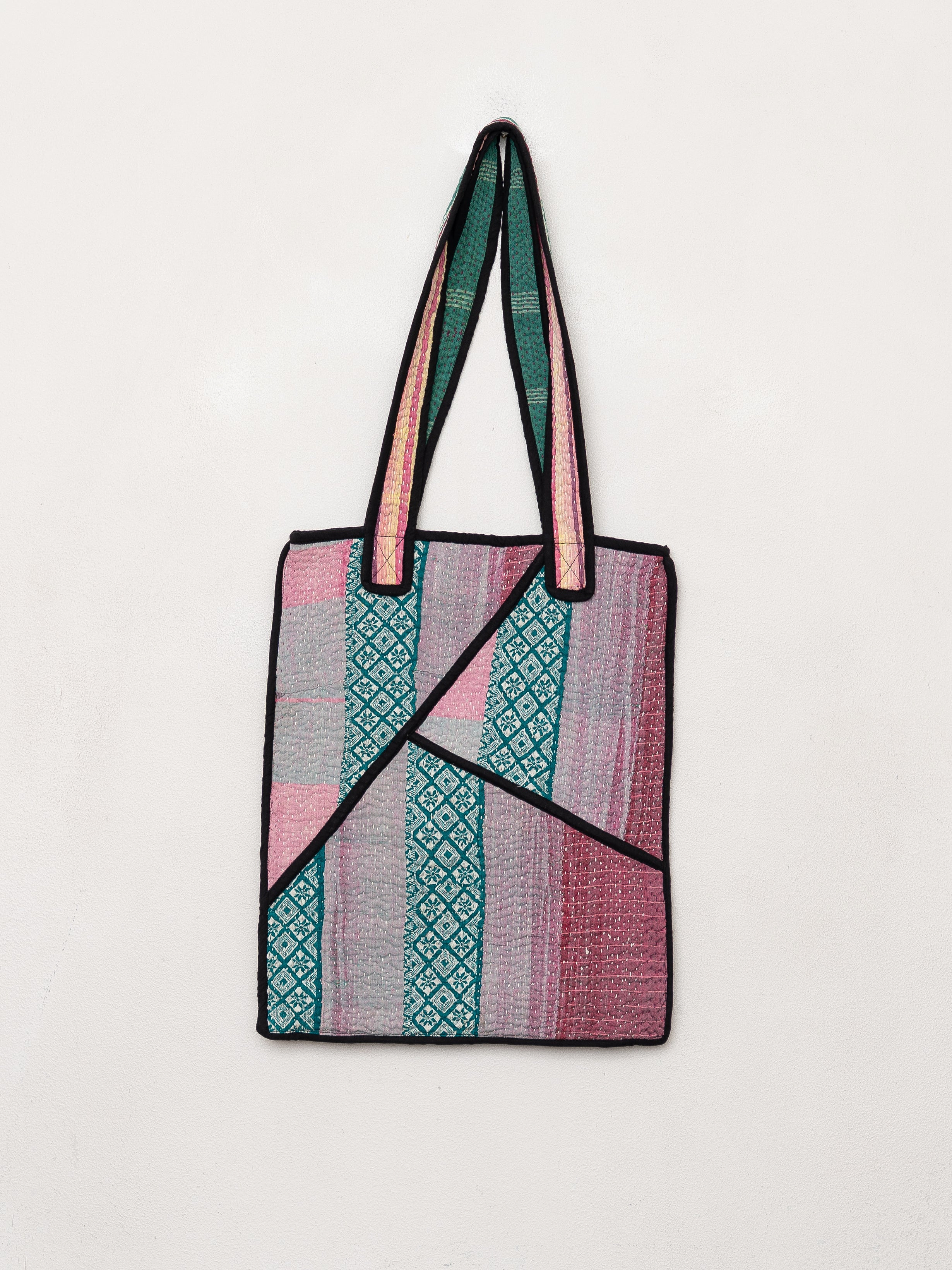 The Tarun Quilted Kantha Bag