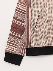 The Veda Quilted One-of-a-Kind Bomber Jacket - Large
